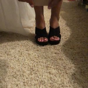 Mix No. 6 color block heels